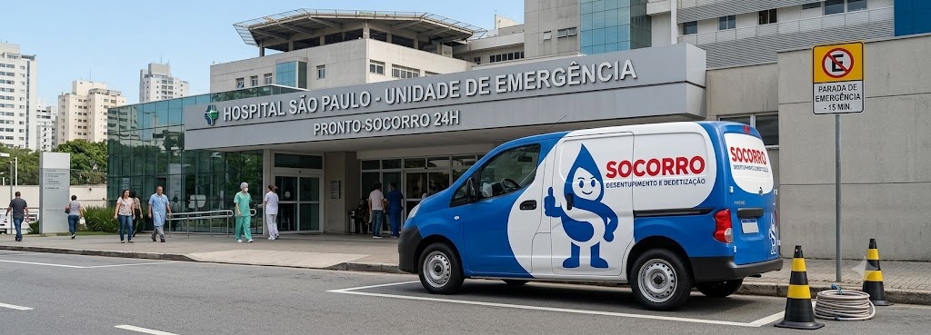 Profissional realizando Desentupimento e Manutenção Preventiva para Hospitais, Clínicas e Postos de Saúde em Araquari